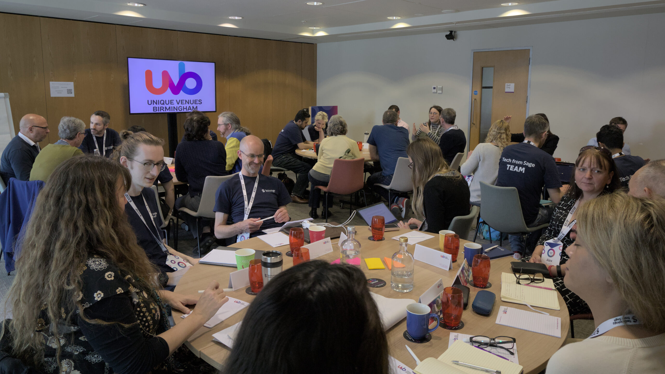 Librarians and Technology from Sage staff at the  ChatGPT and Generative AI Codesign Challenge workshop at Tech from Sage Insight conference